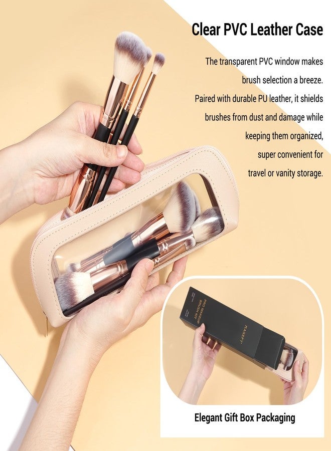 MAGEFY Makeup Brushes 12Pcs with Bag, Double-End Multi-functional for Foundation Powder Blush Eyeliner Eyeshadows brushes with Gift Box,Blackgold - Image 4